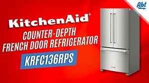 KitchenAid Counter Depth French Door Refigerator KRFC136RPSS (KRFC136RPS)