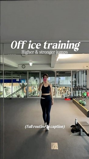 off ice routine to get stronger and higher jumps on ice #adultskater #figureskating