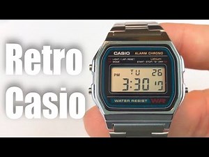 Casio A158W-1 Stainless Steel retro Digital Watch Review