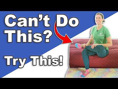 Modified Piriformis Stretch - Quick & Easy!