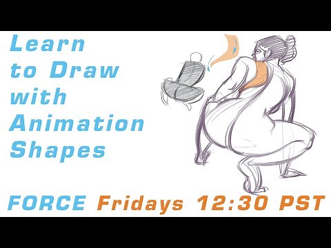 Learn to Draw with Animation Shapes: FORCE Friday 17