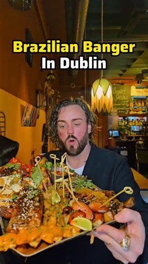 Dublin Social on Instagram: "Brazilian Bangers on Drury Street! This is the sexy, meaty, caipirinha-slinging Rei Momo 🇧🇷🔥 One of Dublin’s buzzy bars is putting out massive meat platters from a wood fired grill with a load of Brazilian flair 💃🏻 Thanks for the invite @reimomodublin Where To Eat In Dublin | Dublin Restaurants | Brazilian Food Dublin #Dublin #DruryStreet #BrazilianFood"