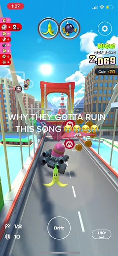 this scoreboard been flip flopping everyday I’m tired #cupcakkeremix #teammario #mariokarttour #cupcake