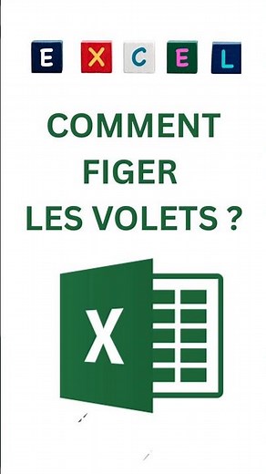 Figer et libérer les volets sur Excel