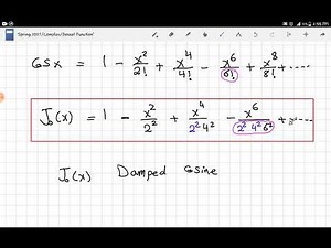 iv. Special Functions: Bessel Function