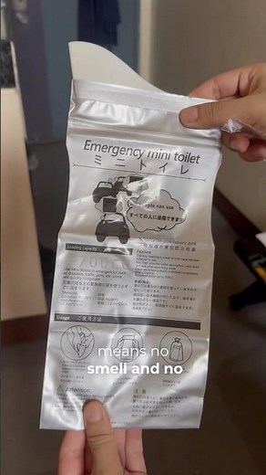 Emergency Urine Bag for Travel 🚗 | Leak-Proof, Disposable & Super Handy! #urinebag