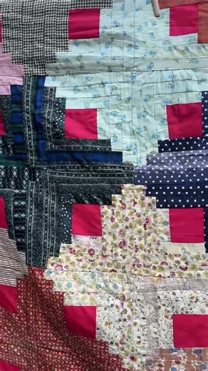 Vintage Courthouse Steps Quilt Top 67” X 67” - Etsy