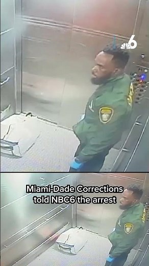 Florida corrections officer seen beating handcuffed inmate inside elevator