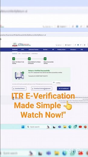 How to E-Verify ITR in 30 Seconds | ITR E-Verification Made Simple | Watch Now