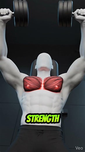 Dumbbell Bench Press – Chest Muscle Activation (3D Anatomy Workout Guide)