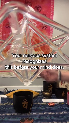 The Merkaba is a form of sacred geometry found across ancient cultures, symbolizing the union of body, mind, and light. When played intentionally, its tones are used in meditation, energy work, and conscious breathing to help the nervous system soften and the mind return to stillness. Many people describe the Merkaba as a reminder rather than a tool — a way to reconnect with presence, awareness, and the subtle rhythm already moving through you. There’s nothing you need to visualize. Nothing to f