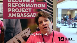Help us meet our year-end goal and give now at give.reformationproject.org/2023! The Reformation Project team caught up with Terri at this year's Reconcile and Reform Conference to ask her what she hopes for over the next 10 years. Terri is one of our volunteer ambassadors and is dedicated to helping advance LGBTQ inclusion in the church. Take a couple of moments to listen to her response in the above video. We can only continue our important work with your support! Please make a gift and help u