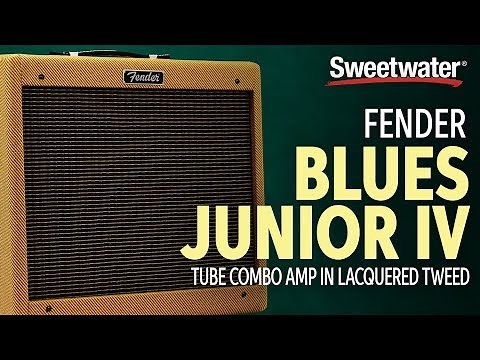 Fender Blues Junior IV Lacquered Tweed Combo Amp Demo