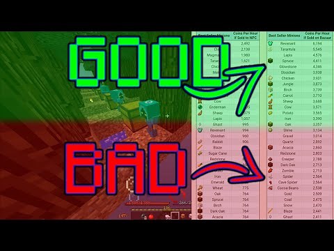 The MOST Profitable Minions - The FULL Guide - [Hypixel Skyblock]