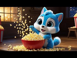 Chippy Choo and the Popcorn Planet | Fun Chipmunk Song for Kids | Popcorn Adventure