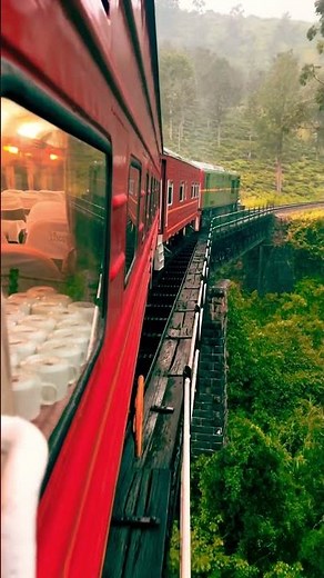 This is the MOST EPIC train ride in the world. 🤯 Would you hang out the door? 👇
