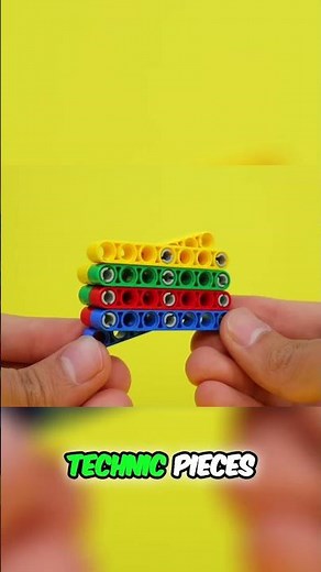 LEGO Builds: Flexible Brick Lines & Transforming Pyramids! #shorts