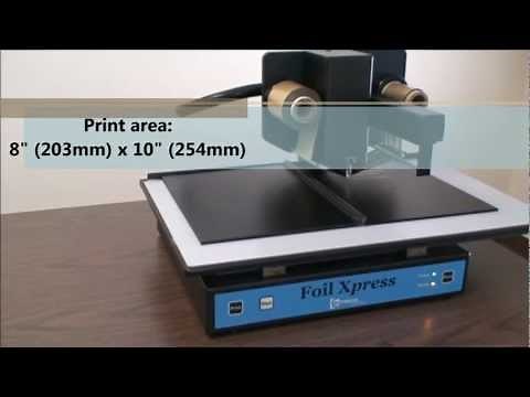 Foil Xpress with Auto Position (AP) Option by ImPress Systems With Audio!