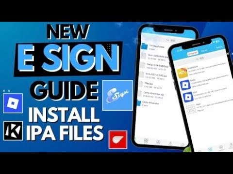 How to setup esign and how to download ipa files full tutorial video