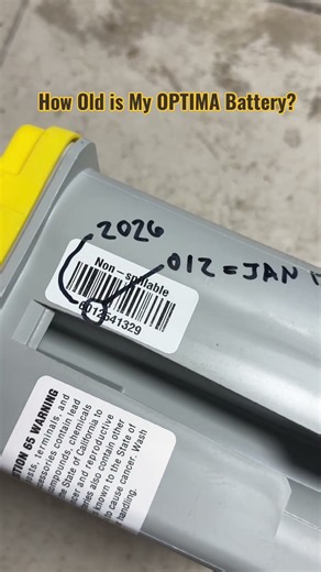 How Old is my OPTIMA Battery?