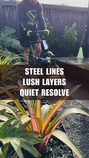 8 comments | A subtropical garden shaped by bluestone paving, corten...