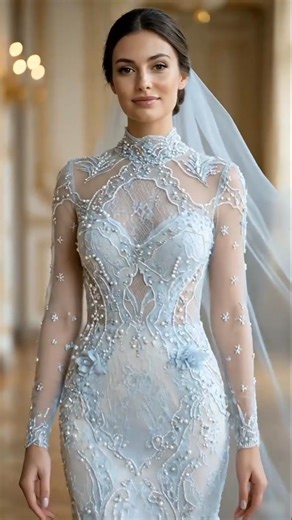 Romantic Blue Wedding Dress | Luxury Bridal Fashion Inspiration 💙 | Eternal Bridal Couture