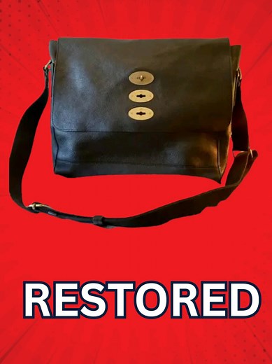 Restoring a Vintage Mulberry Brynmore Bag Using Care Techniques