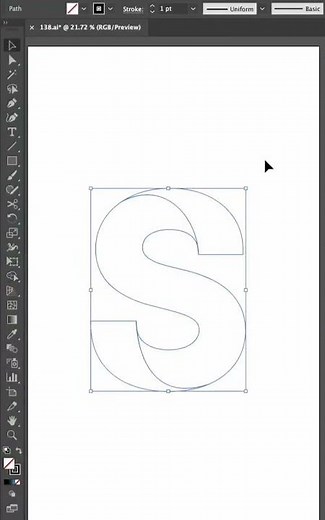 Letter S Logo Design and blend tool 🔷 | #lettering | #graphicdesign | #typography | #36daysoftype