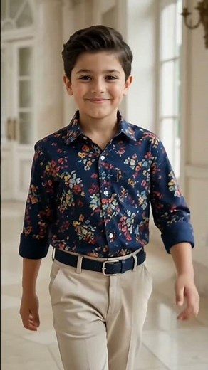 Stylish Printed Flower Shirts With Formal Pants for Kid Boys| #shorts #shortsfeed