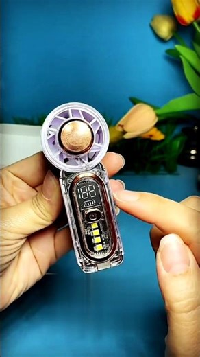 X699 Mini Handheld Fan USB Rechargeable High Wind Portable Flap Pocket Pants Small fan 🌐 #towerfan