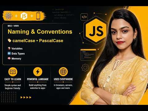 JavaScript Naming Rules & Conventions: camelCase, PascalCase & Legal Names