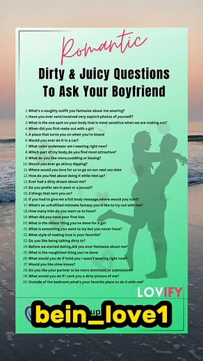 Juicy Questions to Ask Your Boyfriend for Flirty Chats
