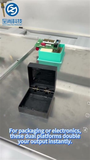 90° Side-Gluing Made Easy! 4-Axis Dual-Platform Hot Glue Dispensing Machine Review #machine