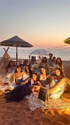 Chinmayee on Instagram: "In my dreams I never imagined that I am going to get party for my own, without me being involved in all this... All includes efforts, surprises, planning, execution, deciding the dress code. I only believed the more you give the more you get🥹 I am so so Happy seeing my friends doing everything they can to make me feel special, I may not have cried at the moment but now when I am home and I am recalling all the beautiful days it feels so emotional and heavy heart. When a