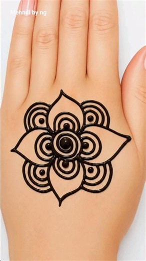 basic flower mehndi designs 🌹🌿 || #newthumbmehndi #henna #mehndi #mehandi #creativehenna