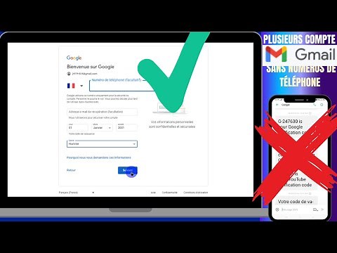 Comment créer un compte google sans numero de telephone [Astuce 2]