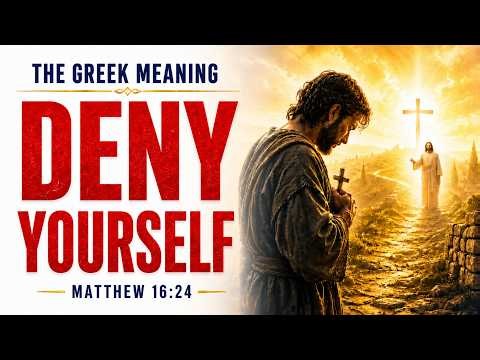 Matthew 16:24: The Greek Meaning of “Deny Yourself” Before Following Jesus | Deep Bible