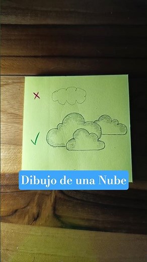 Cómo Dibujar una Nube Paso a Paso ✨☁️