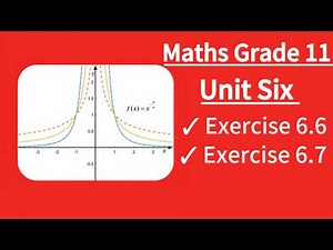 Maths grade 11 unit six/ Exercise 6.6 and exercise 6.7 # New curriculum #