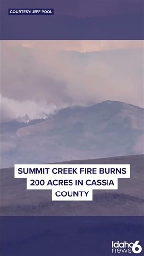 Fire in Cassia County burns 200 acres