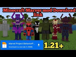 🔥 Minecraft 1.21+ Marvel Superheroes Addon | Full Setup + Download Guide!