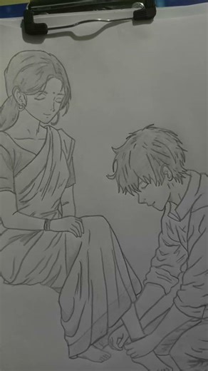 couple's drawing... ❤️‍🩹#drawing #love #trending #pencildrawing #art #viral #couple #lover #artist