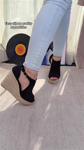 Easy slipon quality espadrilles #viralshoes #trendyshoes #womenshoes #wedge #wedgesandals #espadrilles #platformshoes #platformsandals #sliponshoes #tiktokmademebuyit #spotlightfinds