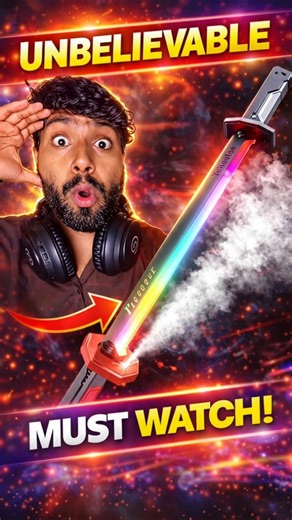 LED Lighting Katana Sword ⚔️ #shorts @Techooon