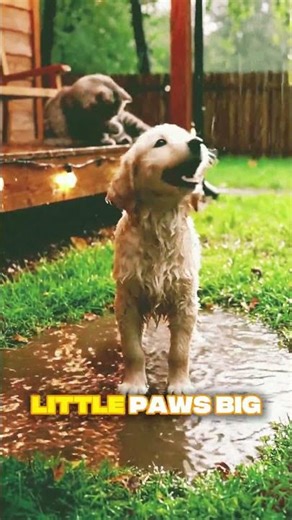 🌧️🐾 Cats and Dogs Enjoying the Quiet Rain | Relaxing Pet Moments 🌧️🐾