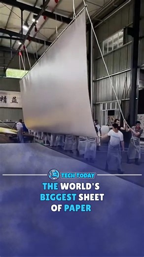 14K views · 934 reactions | The world's biggest sheet of handmade...