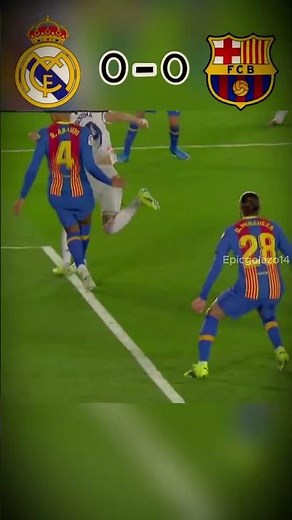 PURE CLASS! Benzema’s Legendary Backheel Goal & El Clásico Penalty Drama! ⚪️🔝 #football
