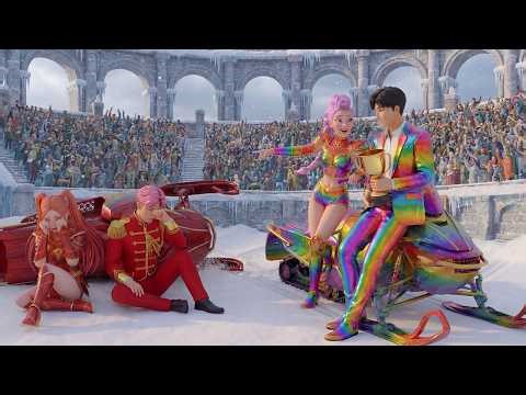 Rainbow Family VS Ruby Family ❄️ RUMI Gets Snowmobile Championship 🏆 KPOP Demon Hunters