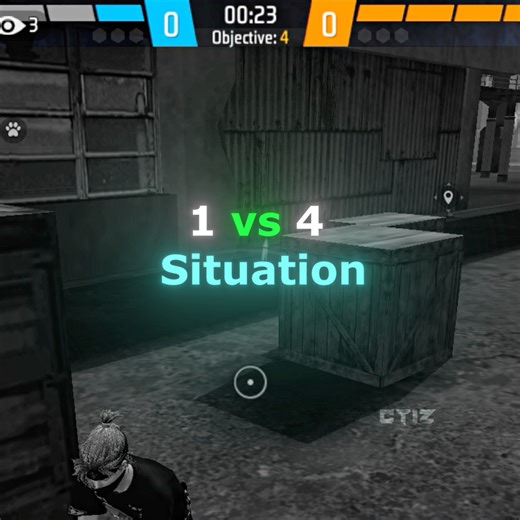 “Ctiz” The Highest 📈🗿 1vs4 easy clutch #ctiz #fyp #freefire #ff #edit #shortsfeed