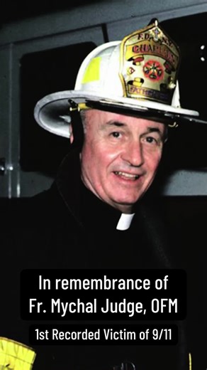 Fr. Mychal Judge, OFM was a FDNY Chaplain and the first recorded-victim of September 11, 2001 Fr. Judge was also a Franciscan Friar at Church of St. Francis of Assisi in Midtown Manhattan — and a celibate, gay man. Since his passing, he’s now regarded as a saint for gay Catholics all around the world Song selection: Fr. Michael Joncas’ rendition of his hymn, “On Eagle’s Wings”